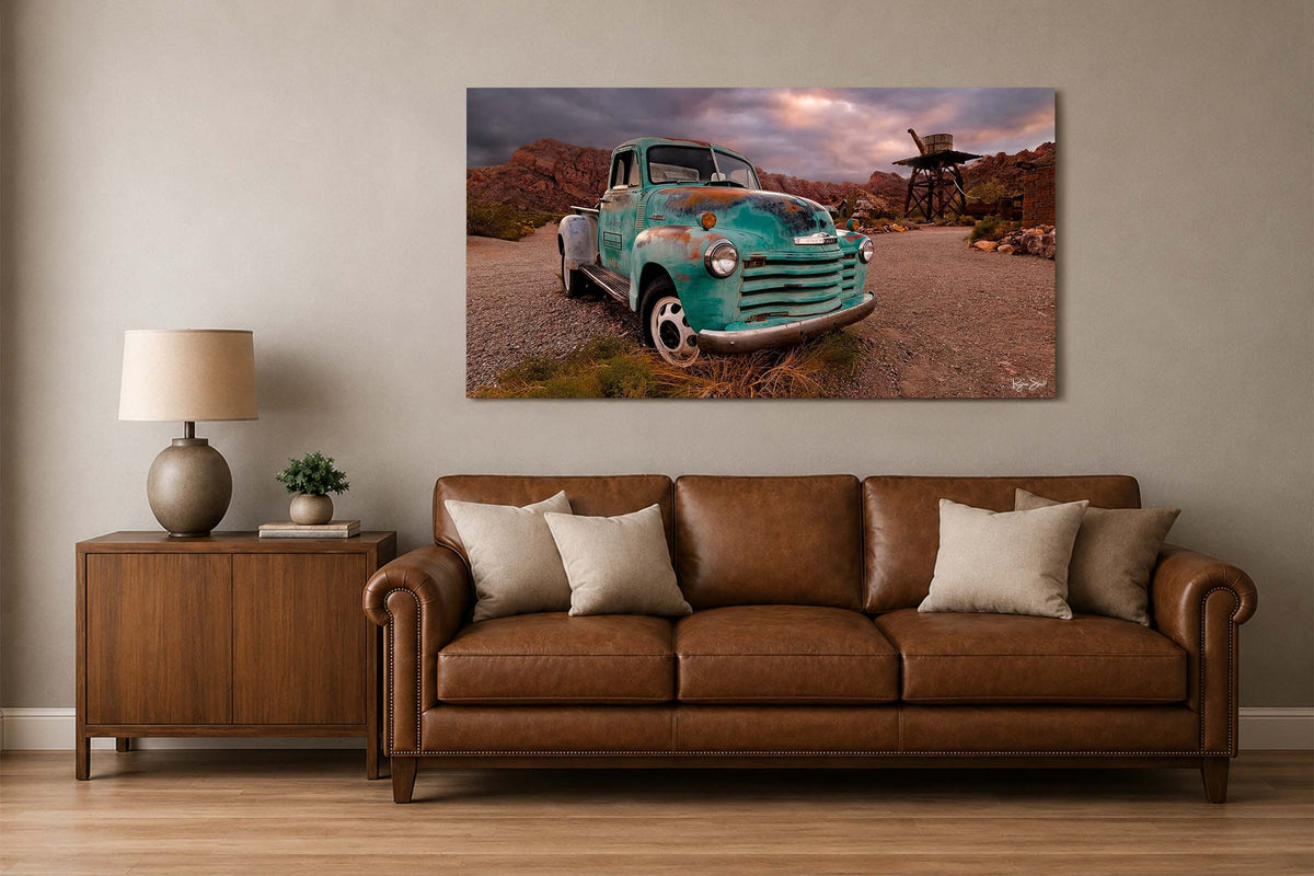 The Miner - Vintage Auto Wall Art