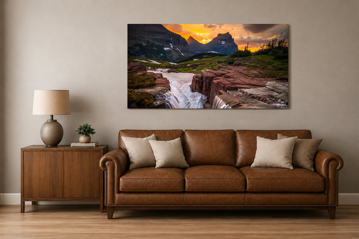 Triple Falls - Glacier National Park
