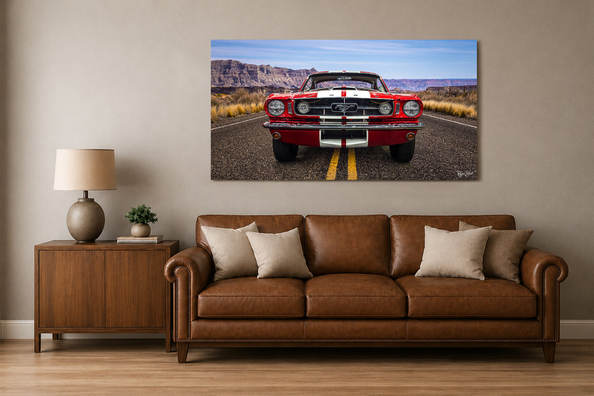 Wild Horses - Vintage Auto Wall Art