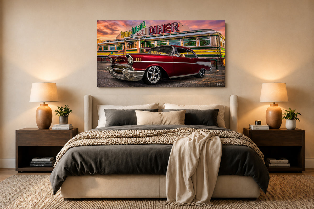 Diner 57 - Vintage Auto Wall Art