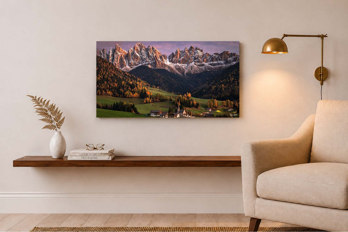 Autumn Dreamlight of the Dolomites - Italy