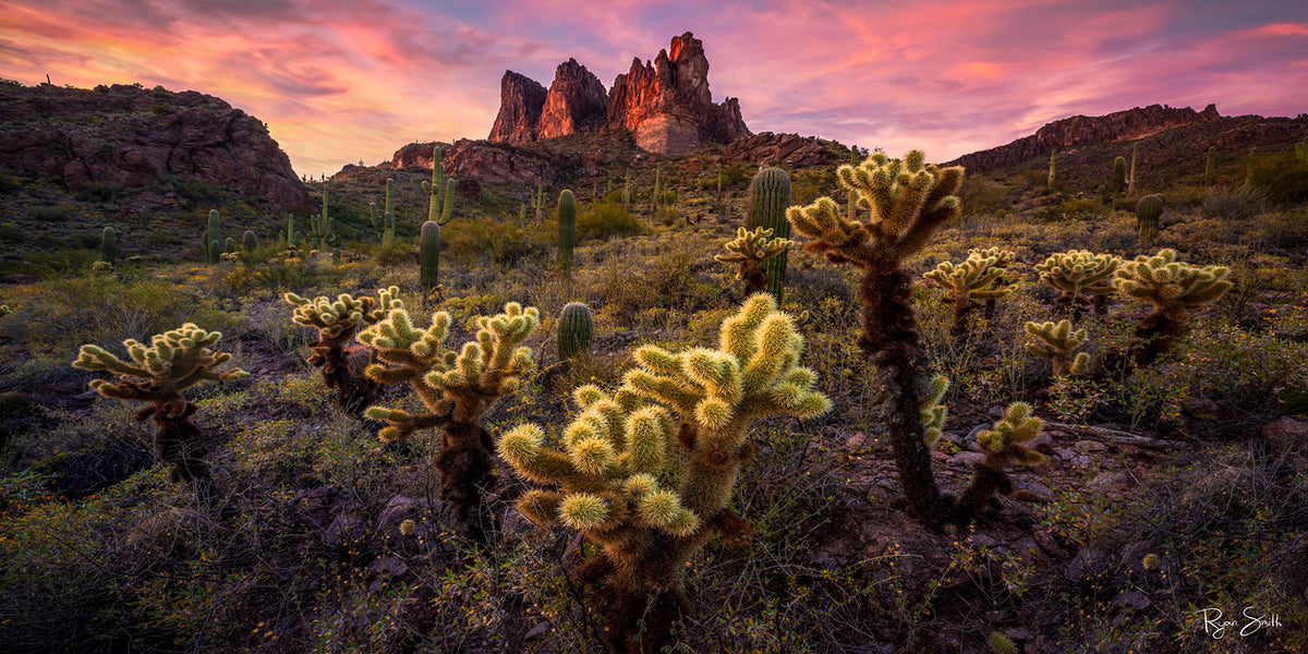 Arizona Glow - Superstition Mountains
