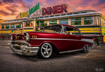 Diner 57 - Vintage Auto Wall Art