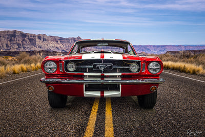Wild Horses - Vintage Auto Wall Art