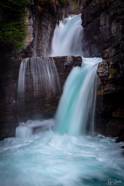 St Marys Falls - Glacier National Park