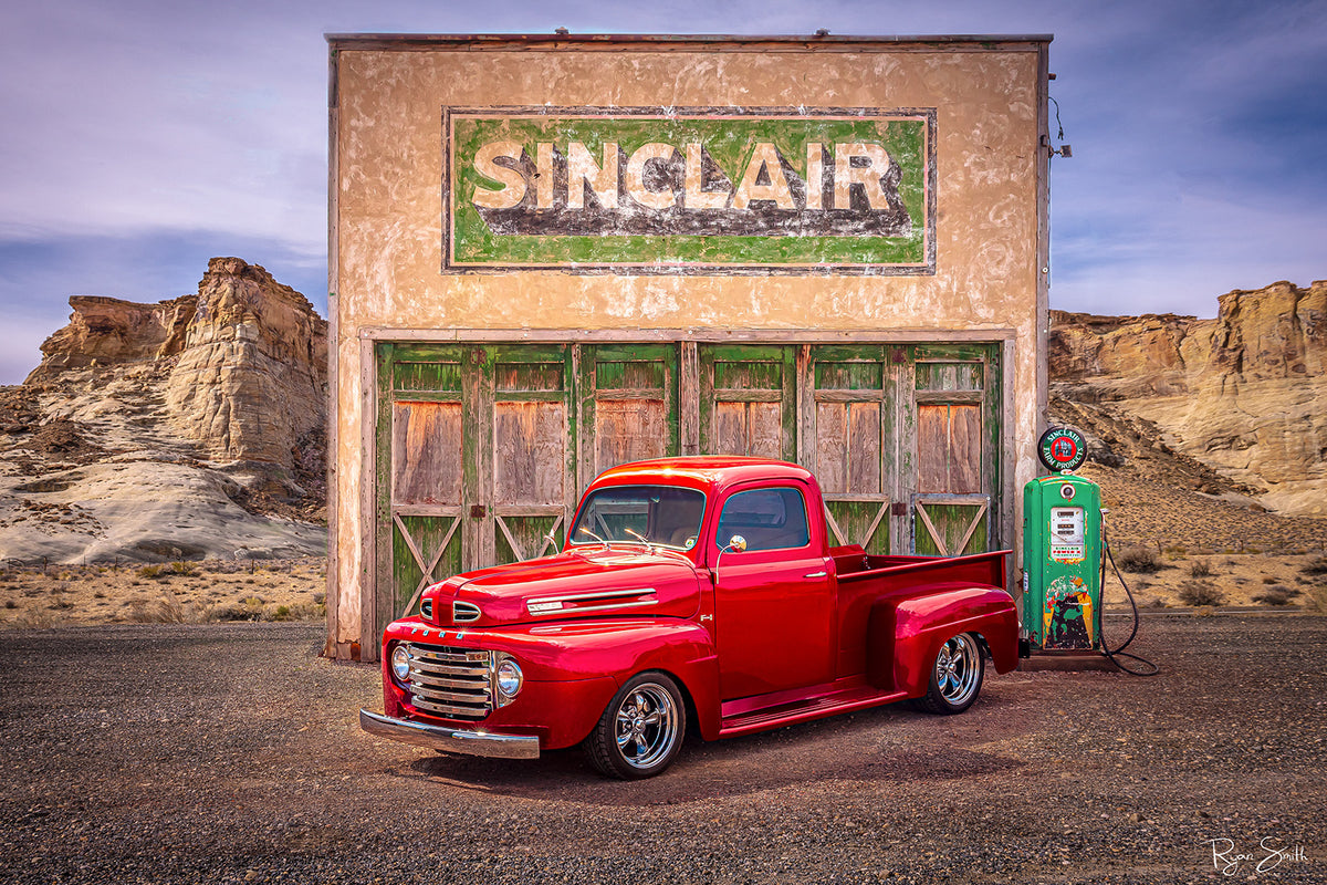 Big Red - Vintage Auto Wall Art