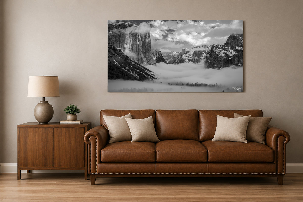 Yosemite Valley Monochrome
