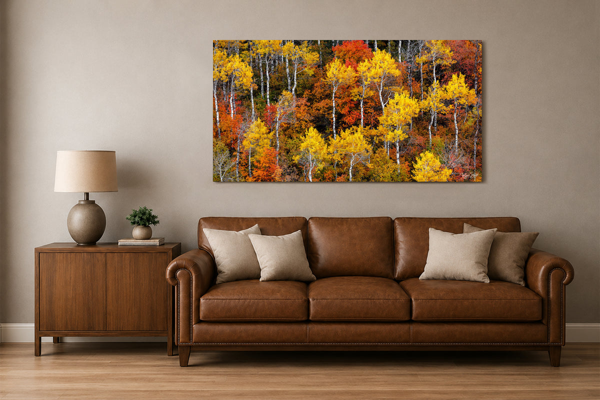 Autumn Brushed Pano - Park City, Utah