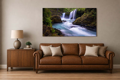 Spirit Falls Pano - Columbia River Gorge