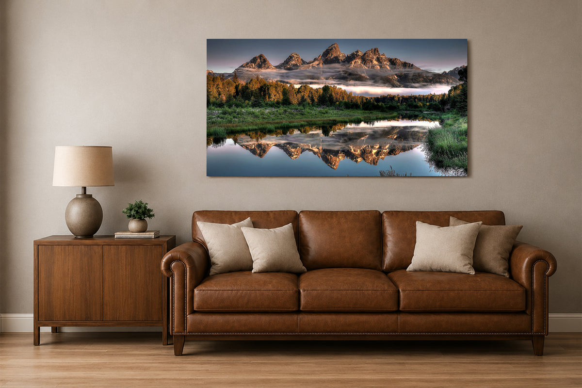 Hazy Reflections - Grand Tetons National Park