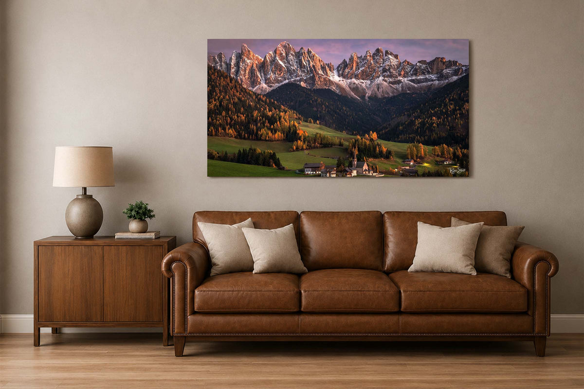 Autumn Dreamlight of the Dolomites - Italy