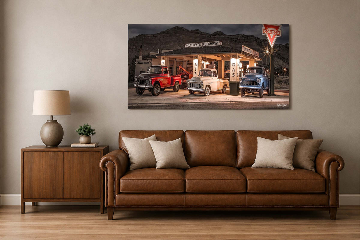 Chevy Nights - Vintage Auto Wall Art