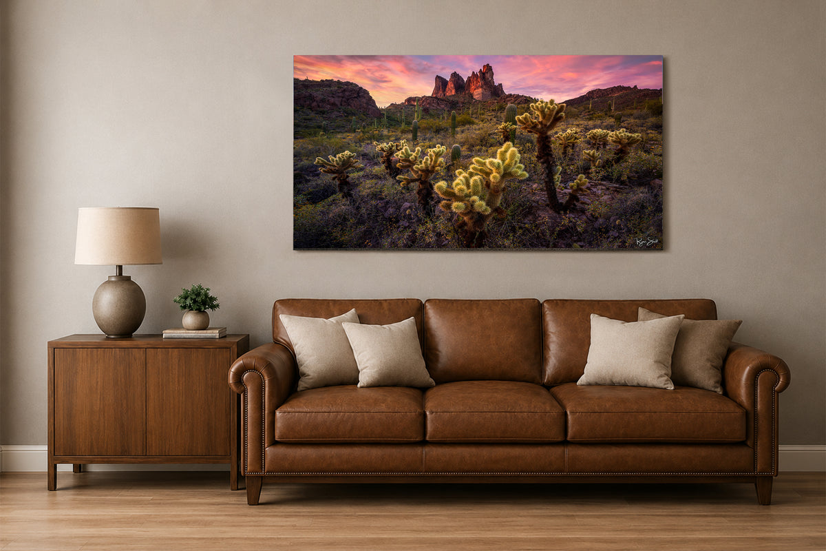 Arizona Glow - Superstition Mountains