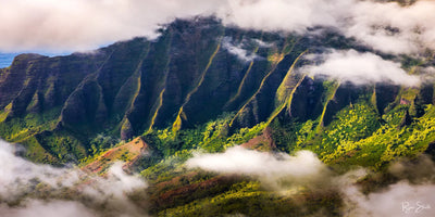 Valley of Kalalau Pano - Hanalei Valley, KI