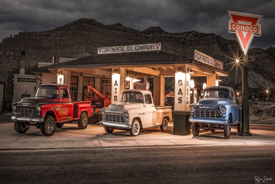 Chevy Nights - Vintage Auto Wall Art