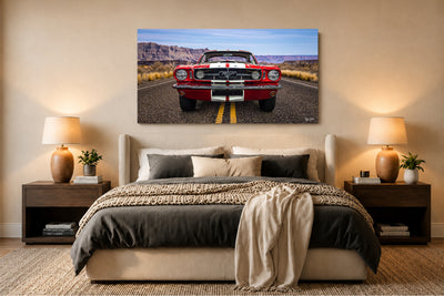 Wild Horses - Vintage Auto Wall Art