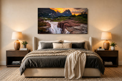 Triple Falls - Glacier National Park