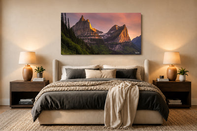 Crimson Peaks - Glacier National Park