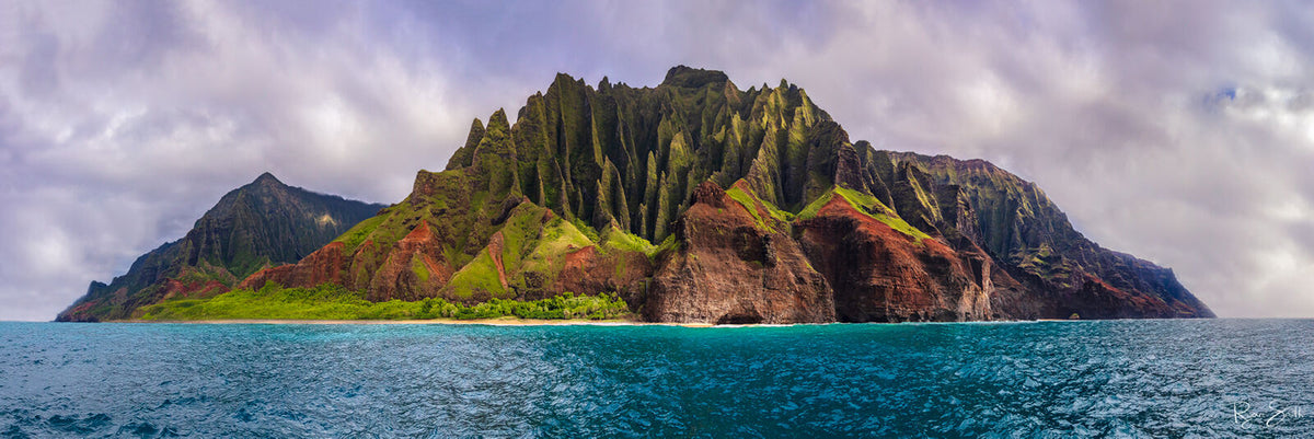 The Napali Coast Pano - Napali Coast, Kauai
