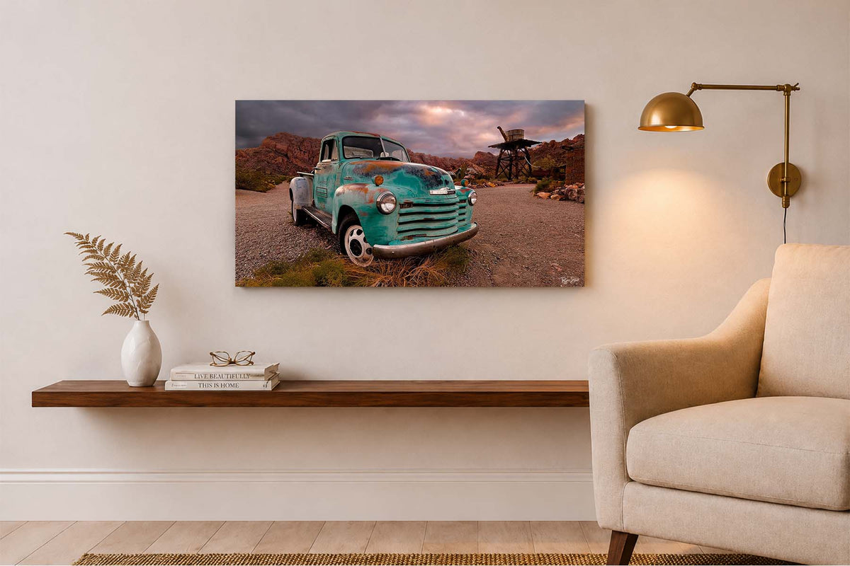 The Miner - Vintage Auto Wall Art