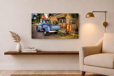 Old Blue - Vintage Auto Wall Art