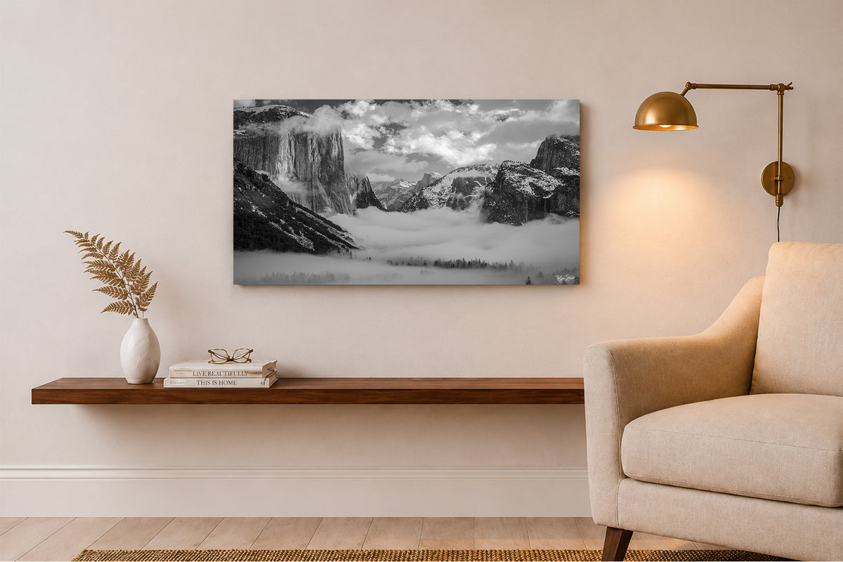 Yosemite Valley Monochrome