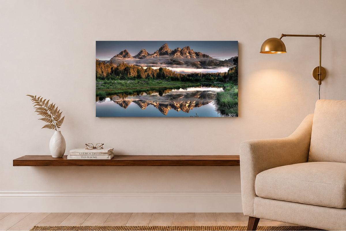 Hazy Reflections - Grand Tetons National Park