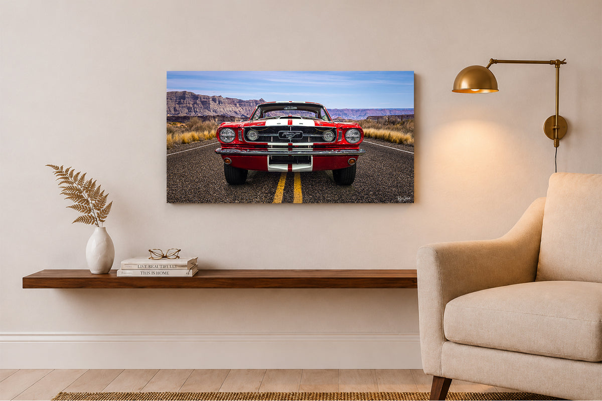 Wild Horses - Vintage Auto Wall Art