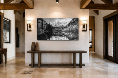 Maroon Bells Monochrome