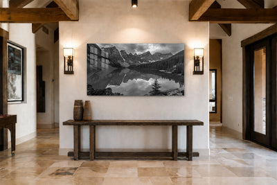 Moraine Lake Monochrome