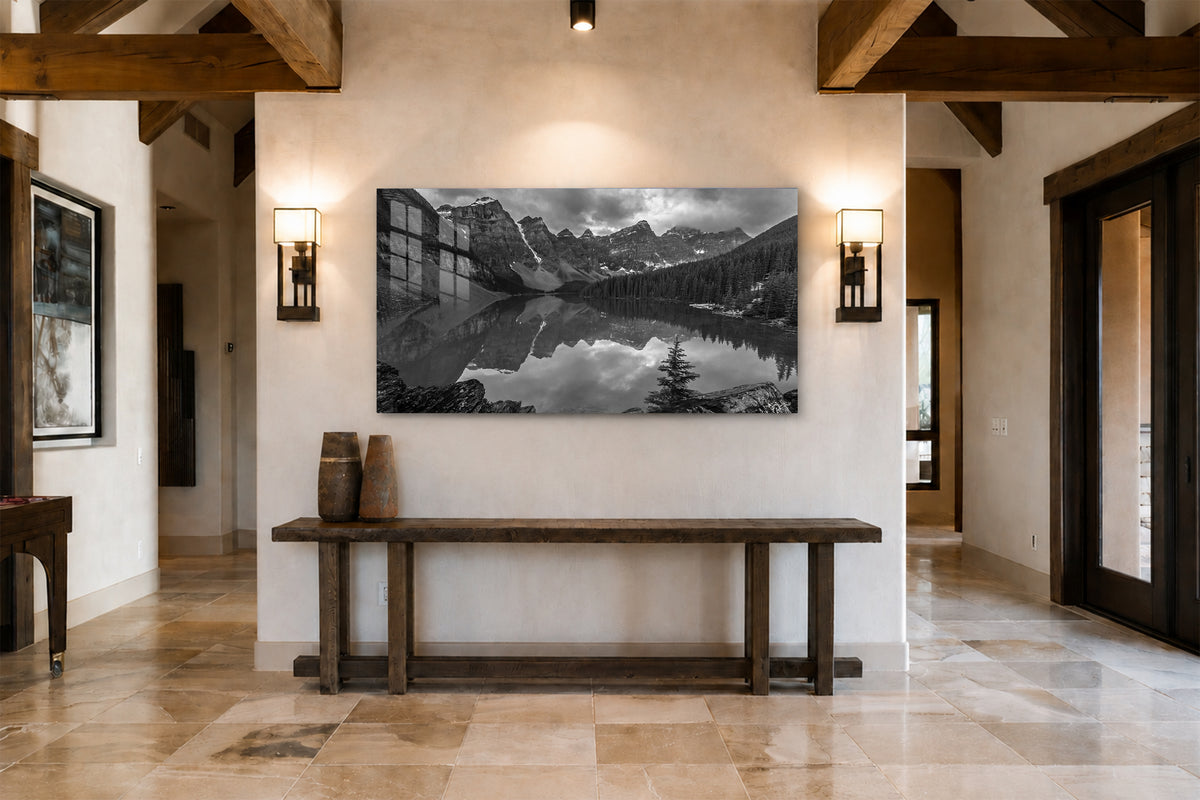 Moraine Lake Monochrome