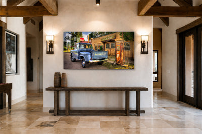 Old Blue - Vintage Auto Wall Art