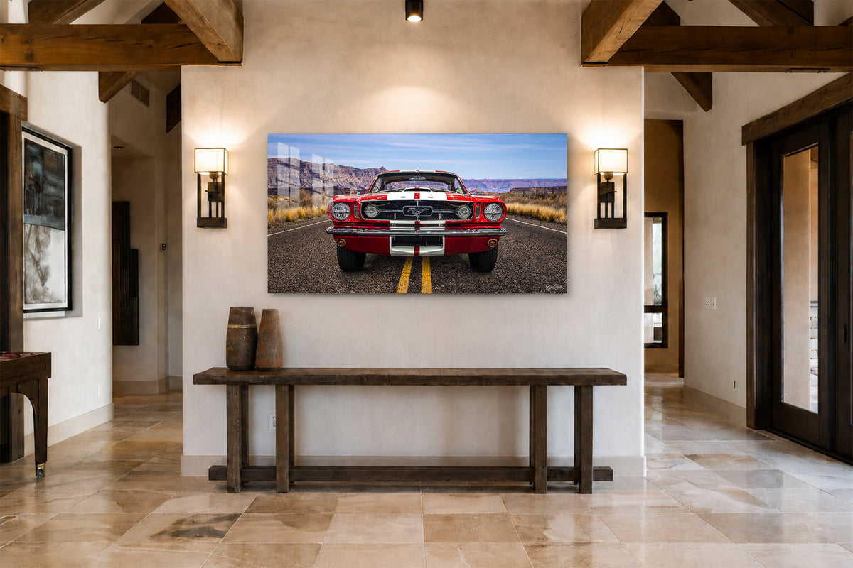 Wild Horses - Vintage Auto Wall Art