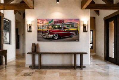 Diner 57 - Vintage Auto Wall Art
