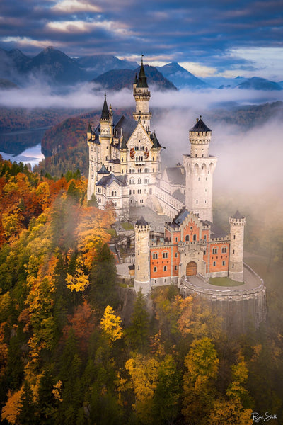 Visions and Dreams of Neuschwanstein - Germany (Vertical)