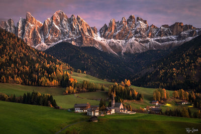 Autumn Dreamlight of the Dolomites - Italy